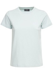 A.P.C. Denise Logo Cotton  Jersey T-shirt
