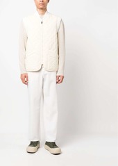 A.P.C. diamond-quilted zip-up gilet