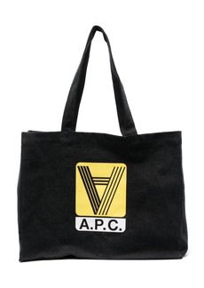 A.P.C. Diane logo-print tote bag