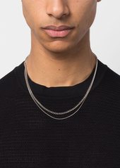 A.P.C. double-chain necklace