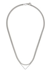 A.P.C. double-chain necklace