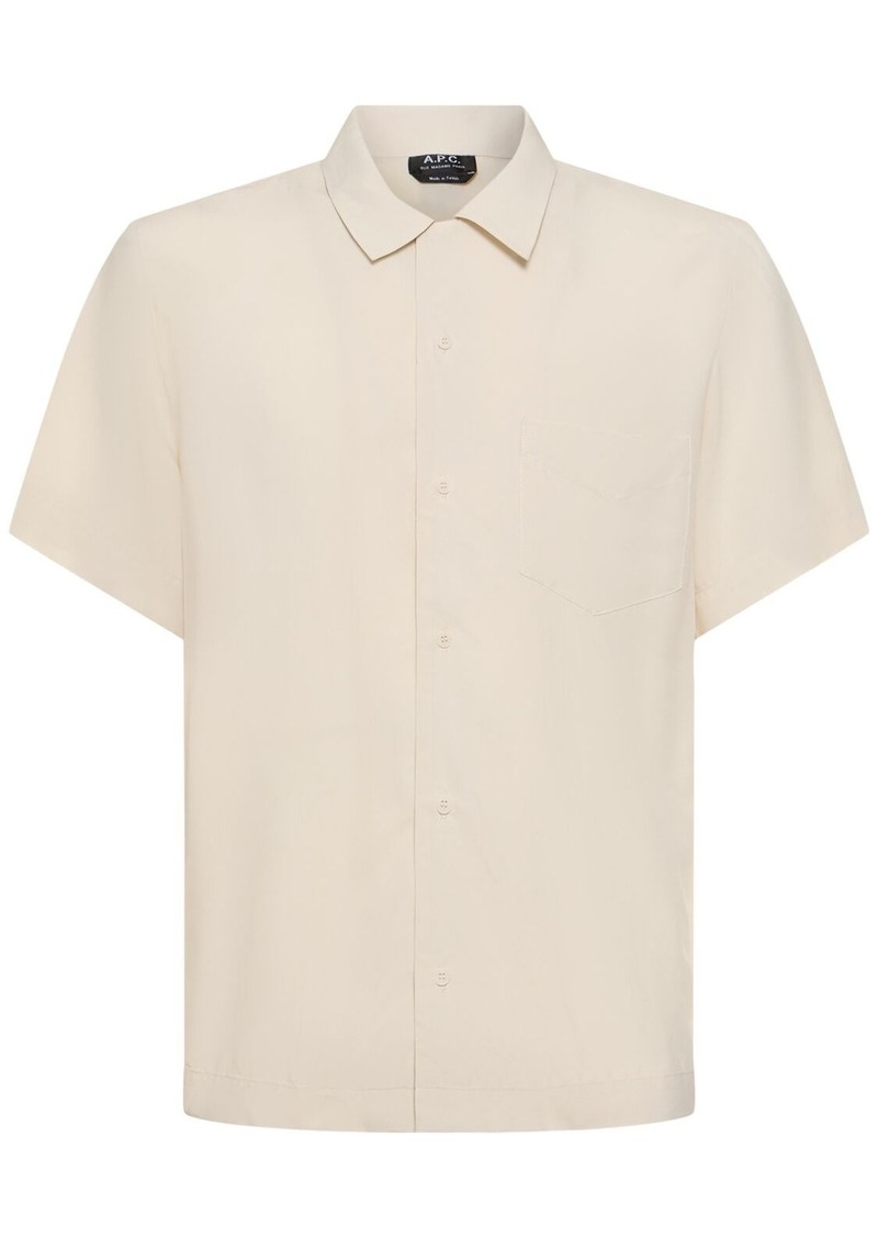 A.P.C. Ecovero Viscose Bowling Shirt