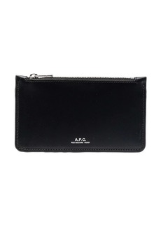 A.P.C. embossed-logo wallet
