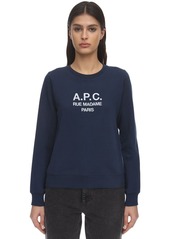 A.P.C. Embroidered Cotton Sweatshirt