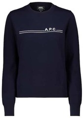 A.P.C. Eponyme cotton and cashmere sweater