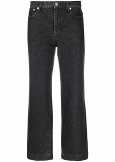 A.P.C. flared cropped trousers