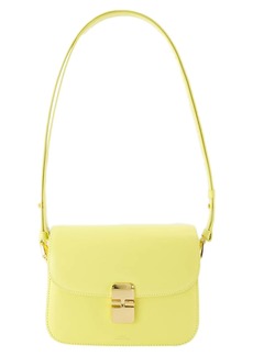 A.P.C. Grace Small Crossbody - A. P.C. - Leather - Lemon Yellow