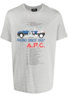 A.P.C. graphic-print cotton T-shirt