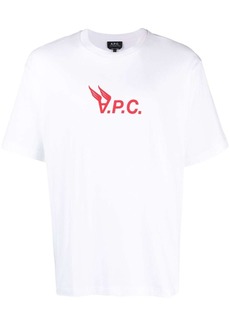 A.P.C. Hermance logo-print cotton T-shirt