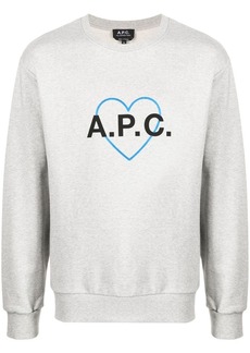 A.P.C. Jules logo-print sweatshirt