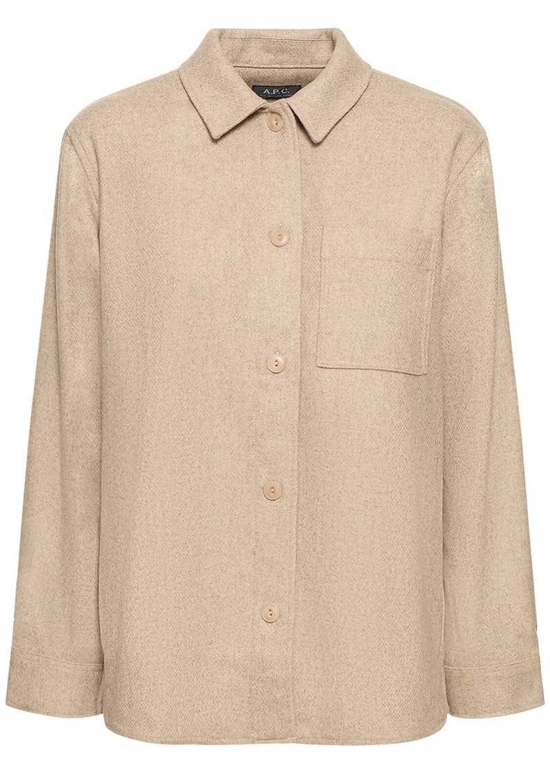 A.P.C. Lizzie Wool Blend Shirt