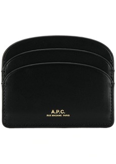 A.P.C. logo-stamp cardholder