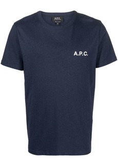 A.P.C. logo cotton T-shirt
