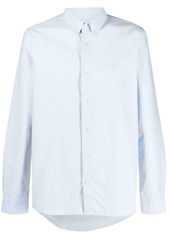 A.P.C. logo-embroidered button-down shirt