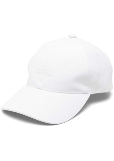 A.P.C. logo-embroidered cap