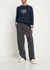A.P.C. Logo Embroidered French Terry Sweatshirt