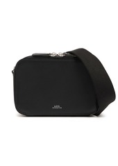 A.P.C. Logo Leather Camera Bag