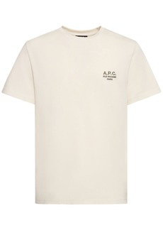 A.P.C. Logo Organic Cotton Jersey T-shirt