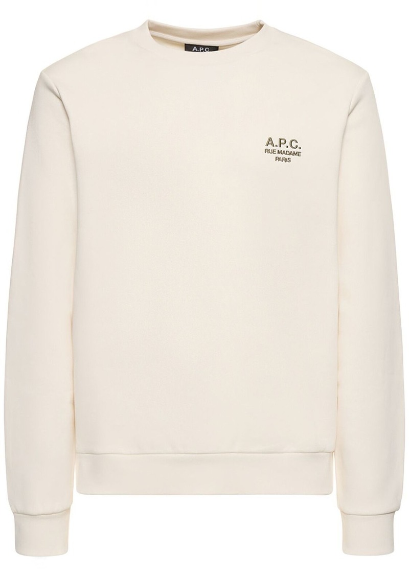 A.P.C. Logo Organic Cotton Sweatshirt
