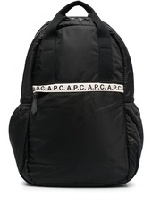 A.P.C. logo-print backpack