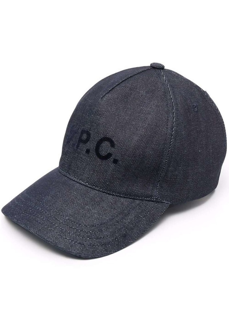 A.P.C. logo-print cap