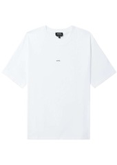 A.P.C. logo-print cotton-jersey T-shirt