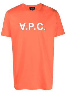 A.P.C. logo-print cotton T-shirt
