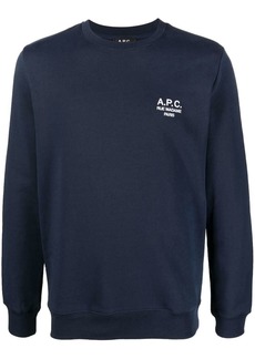 A.P.C. Ryder logo-print organic cotton sweatshirt