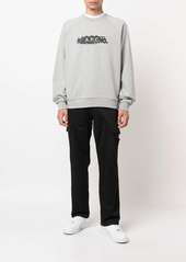 A.P.C. logo-print crew neck sweatshirt