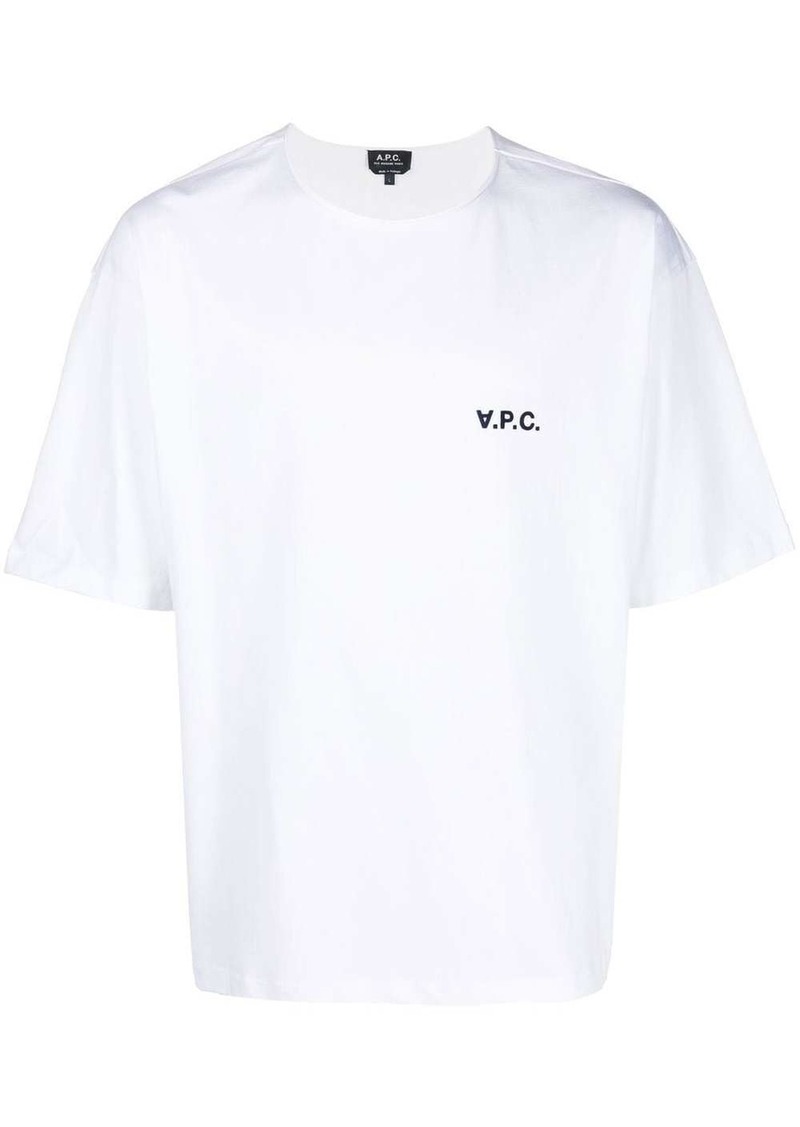 A.P.C. logo-print short-sleeve T-shirt