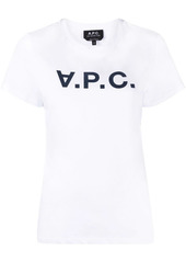 A.P.C. logo-print short-sleeve T-shirt