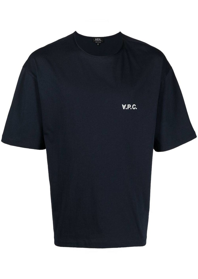 A.P.C. logo-print short-sleeve T-shirt