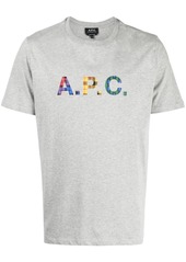 A.P.C. logo-print short-sleeve T-shirt