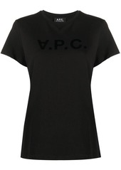 A.P.C. logo-print short sleeve t-shirt