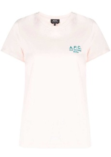A.P.C. logo-print short-sleeved T-shirt