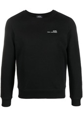 A.P.C. logo-print sweatshirt