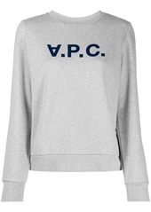 A.P.C. logo print sweatshirt