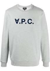 A.P.C. logo print sweatshirt