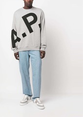 A.P.C. logo-print sweatshirt