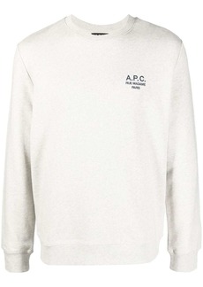 A.P.C. logo-embroidered sweatshirt