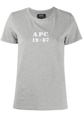 A.P.C. logo print T-shirt