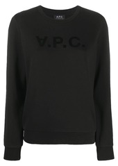 A.P.C. logo print sweatshirt