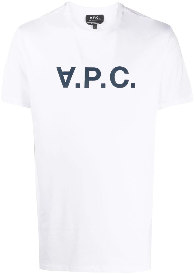 A.P.C. logo print t-shirt