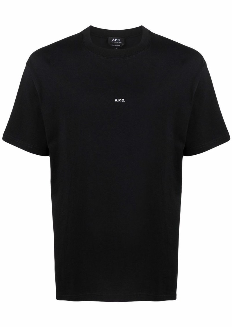 A.P.C. logo-print T-shirt