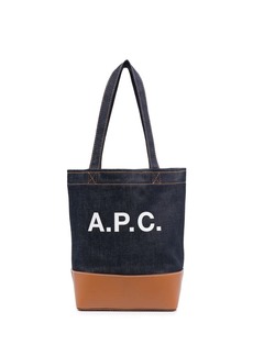 A.P.C. logo-printed tote