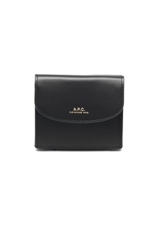 A.P.C. logo-stamp wallet