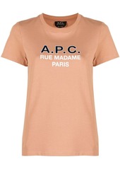 A.P.C. Madame logo-print cotton T-shirt