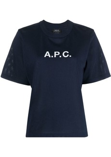 A.P.C. Mae logo-print cotton T-shirt
