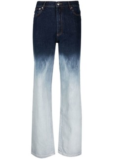 A.P.C. Martin tie-dye straight-leg jeans