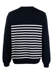 A.P.C. Mattew stripe-print knit sweatshirt